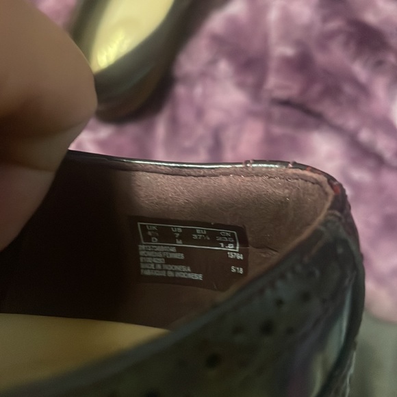 **SOLD**Clark’s Teadale Maira Aubergine Oxford sz 7 - Picture 10 of 11